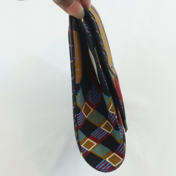 African Ankara Printed Fabric Clutch Bag - Picture 6 of 7